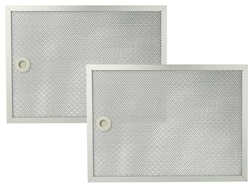vhbw 2x Filter Metallfettfilter kompatibel mit AEG Electrolux 8090D-M | 8060D-M Dunstabzugshaube - 31,7 x 23,25 x 0,9 cm, Metall