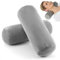 Prasacco 2 Pcs Cervical Neck Roll Pillow Covers with Zipper, Soft Neck Roll Pillowcases for Home Decor, Cylindrical Pillow Cushion (Gray, 16 x 6 Inch)