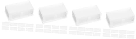 Mobestech 400stücke Mikroskop-objektträger Aus Glas Transparente Deckgläser Für Laboranwendungen Und Aquatische Proben Vorgefertigt Für Präzise Analyse Und Beobachtung