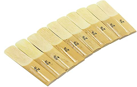 Lade Glory Blätter Saxophon Größe 2. 5 Saxophonblätter, 10 Stück Saxophonblätter, Stärke 2. 5 für Alt-bB-Saxophon, Saxophon-Ersatzzubehör, Altsaxophon-Set, Material, Vari
