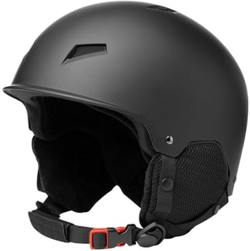 Casques pour Adultes, Casque de Snowboard pour Femmes - Casque de Casque de Casque à vélo à vélo - Couvercle de la tête de Ski de Protection avec Clip de Sangle de Lunettes pour Adultes Femmes Hommes