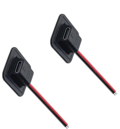 XAGMODSHN Câble d'alimentation Câble À Forte Vitesse avec Sortie Stable pour Les Lumières LED Powerbanks Appareils Mobiles 10 Cm Longueur Chargement Vitesse