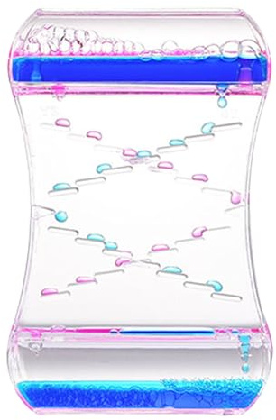 Minuterie Liquide Relaxante - Sablier à Huile Colorée, Jouet Visual Bubble Sensory | Liquid Motion Bubble Timer Sensoriel Jouet pour Bureau, École, Chambre à Coucher, , Adultes