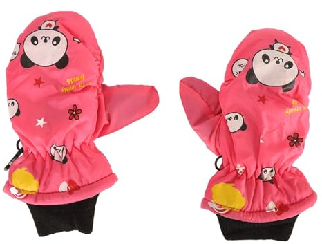 Vinterhandskarför Barn, Vattentäta Snövantar, Varm Vindtät Designför Pojkar Och Flickor.Perfektför Skidåkning Och Utomhusäventyr.Kreativ Julklappsidé (Rosa)