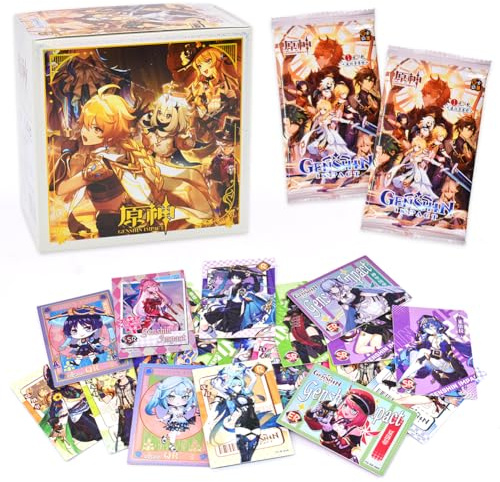MIFKLMV Cartas de Anime Tarjetas de Comercio de Anime Booster Box Tarjetas Pack 90 Piezas de Cartas Coleccionables, Juego de Carta de Anime para jóvenes, para Aficionados, niños, y Adultos