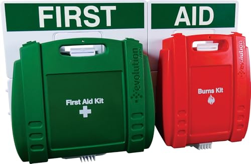 Safety First Aid Group Evolution First Aid & Burns Point, Large, 43 x 65 cm Fully Stocked