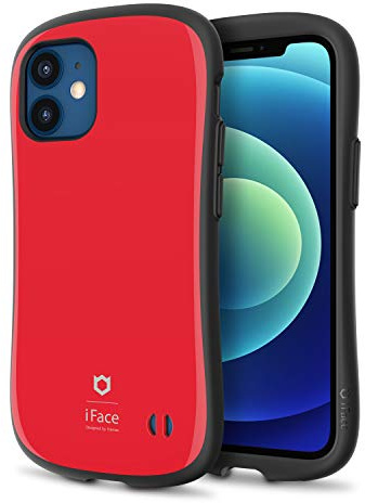 iFace First Class per iPhone 12 Mini - Simpatica Custodia Protettiva Ibrida [Guscio Rigido + Paraurti] Antiurto per Telefono [Sottoposta a Test di Caduta] Case iPhone 12 Mini – Rosso