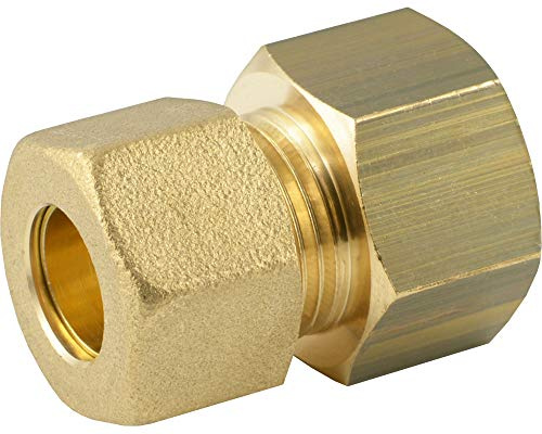 Fittingteile - Gerade Klemmringverschraubungen mit zylindrischem Innengewinde (Gewindegröße: G 1/4 - Rohr Ø außen: 6 mm)