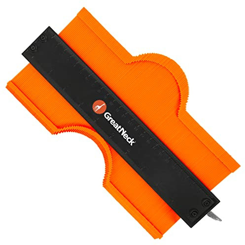 GreatNeck 74591 - Contorno da 25,4 cm, 25,4 cm, duplicatore di contorni, con blocco, facile dispositivo di contorno che si adatta alla maggior parte delle forme, regola la tenuta
