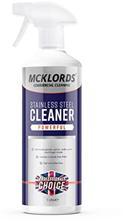 McKLords Stainless Steel Cleaner, 1 Litre, Clear