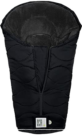 Odenwälder Fußsack Oskar WAVE - Farbe: 190 Schwarz