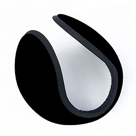 KAYLRE Warm earmuffs Fashion Wing Plush Men Female Winter Earmuff Warm Ear Muffs Headphone Girl Earmuffs Earphone Ear Warmer Protector Fur Headphones Christmas warm earmuffs (Color : Noir)