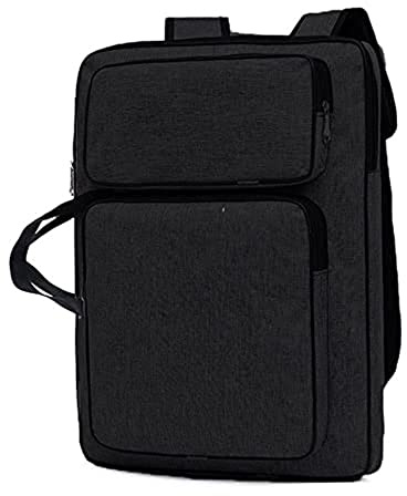 A3 Bolsa de transporte para tabla de dibujo impermeable bolsa de pintura, arte cartera bolsa de almacenamiento bosquejo archivo paleta pinceles niños artista portátil mochila de dibujo