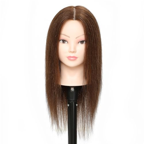 18 Ausbildung Kopf 100% Echthaar Schaufensterpuppe Kopf Manikin Puppe Kopf Haar Styling Kopf mit...