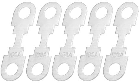 A ABSOPRO 5Pcs Fusibles À Bande Haute Intensité De 100A 12V Fusibles Automobiles Pour Porte-Fusibles Audio Pour Voiture