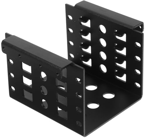 Hemobllo Hard Drive Bracket 3.54X2.95X2.55 Inch 3.5 Inch HDD Mounting Rack Internal Hard Disk Cage Holder for Desktop Pc Storage Upgrade