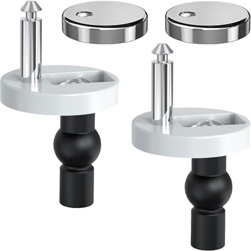 2 Pcs Toilet Seat Fittings Toilet Seat Hinges,Toilet Seat Screws Quick Release Toilet Seat Fixings,Toilet Seat Fixings Toilet Seat Fixing Kit Used For Fixing Toilet Seats