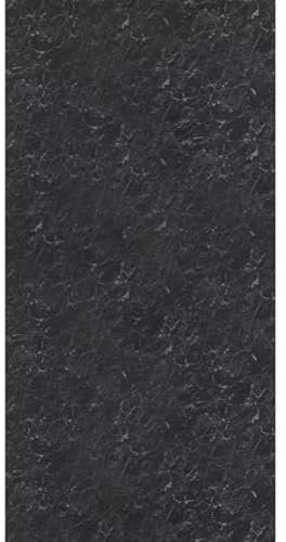 Display Guru PVC Wood Waterproof T & G Decorative Cladding Wet Wall Panels Kitchen Shower Media (Water Wave Black)
