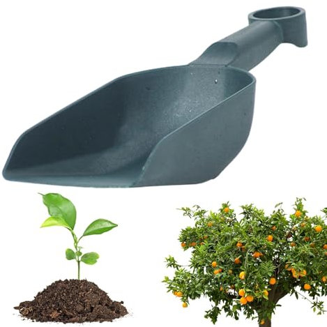 Bodenschaufel - Komfortabler Griff Lebensmittelschaufel Verdickte Schaufeln - Große Garten Handschaufel, Bodenschaufel Gartenwerkzeug für Home Topfpflanzen, Spielen, Tierfutter