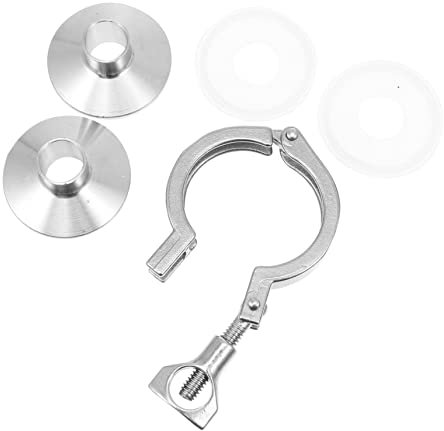 TEMPNAP 1 Set Kits de Serrage Sanitaire Outils Tri Clamp Résistants à L'usure la Corrosion pour Industrie Alimentaire et Pharmaceutique