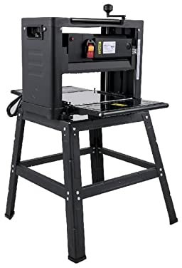 Cepilladora eléctrica de madera de 12,5 pulgadas, mesa portátil a prueba de polvo de 2000W, máquina cepilladora de carpintería de alimentación automática for carpintería eficiencia y precisión