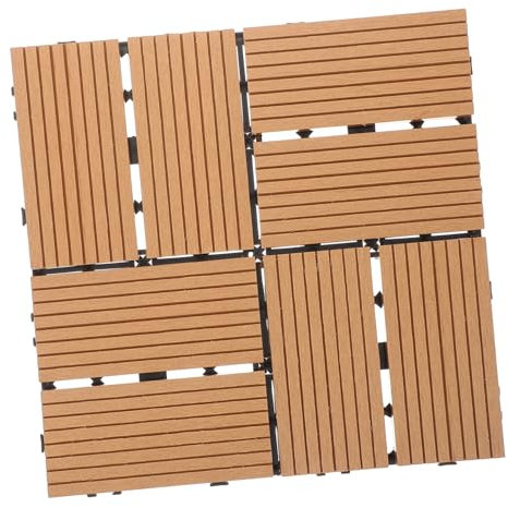 Hemobllo Ineinandergreifende Terrassenfliesen Aus Robusten Materialien Sicher Und Praktisch Für Außenbereich Balkonbeläge Ohne Werkzeug Schnell Und Installieren Schmücken Gartenfliesen Und