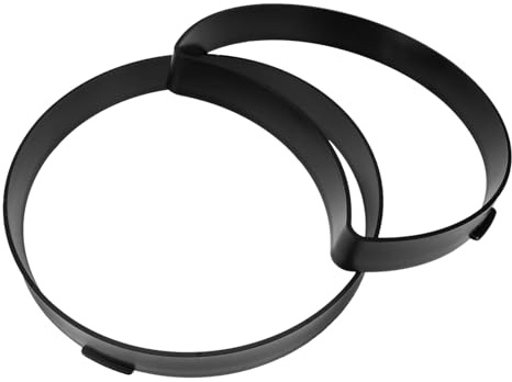 HIAKDOFT 2 pièces Moule Béton pour Allée Jardin DIY Réutilisable Forme Ronde et Bombée pour Dalles Chemin Pavage Extérieur