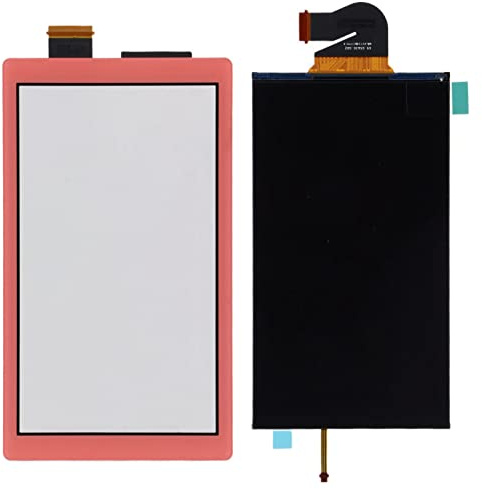 OVAQUIXI Écran LCD de Remplacement pour Lite, LCD Afficher Pannel Repair Pièces avec Numériseur à écran Tactile (PINK)