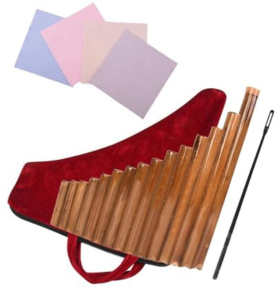 Panflöte Für Erwachsene Panflöte 15 Rohr Bambus Blasinstrument Geeignet Für Anfänger Für Üben
