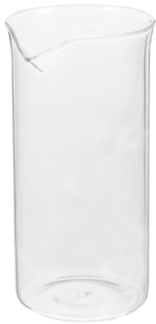 DOITOOL Tasse de Rechange Verre Résistant pour Cafetière à Piston Verre Filtrant Léger et Facile à Nettoyer pour Café et Thé Usage Cuisine et Bureau