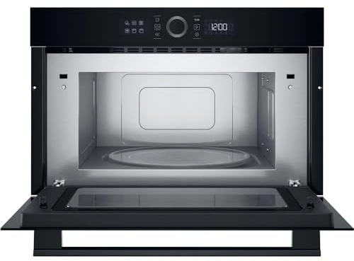 HMD44MBUK Built In Microwave Oven 1000W Integrated Digital Microwave with Auto Cook Programmes, Touch Controls, 31L Capacity & Black Finish