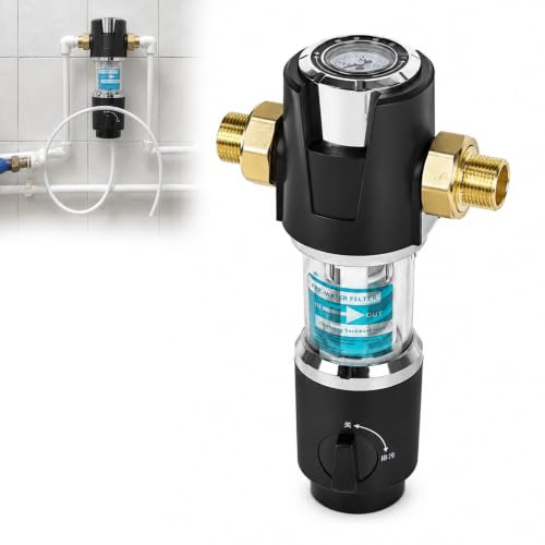 Rückspülfilter, 1 mit Druckregler Wasserfilter, Brauchwasserfilter (1)
