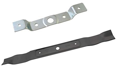 SECURA Messerhalter + Mulchmesser kompatibel mit Stiga Garden Compact EV Rasentraktor