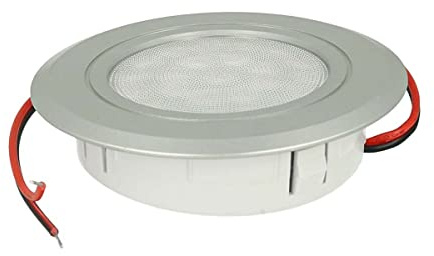 Mini LED infälld spotlight dimbar touch dimmer på DC 12 V 2,5 W runt hål 60 mm (silver, 4 500 K)