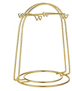 N+B Soporte para tazas de té, tazas de café, estante de exhibición, tazas, platos, platillos, estante, colgador de secado, organizador, tazas de acero inoxidable, vasos, platos, soportes (A)