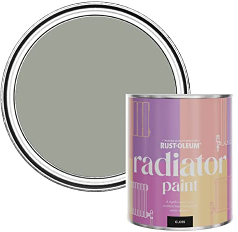 Rust-Oleum Green Heat Resistant Radiator Paint in Gloss Finish - Tea Leaf 750ml