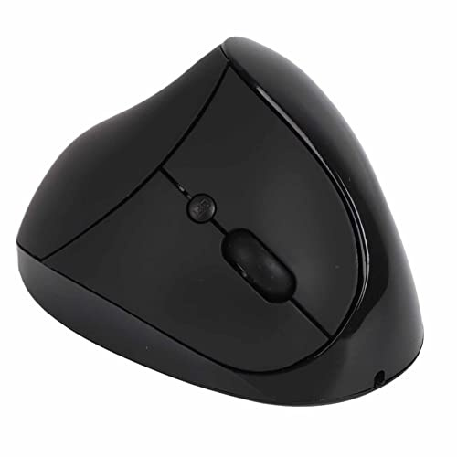Topiky Souris Optique Verticale, Souris Main Droite, Souris D'ordinateur de Bureau de Jeu sans Fil de 3e Génération à Prise Ergonomique, Connexion sans Fil 2,4 GHz, Plug and Play. (Noir)