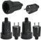 3 Enchufes Macho y Hembra IP44 TIMESETL Clavija Enchufe Macho y Hembra 16A/250V Macho y Hembra Enchufe Macho Exterior Impermeable Enchufe de Contacto de Protección de Sebs, para Cables de 6-10MM