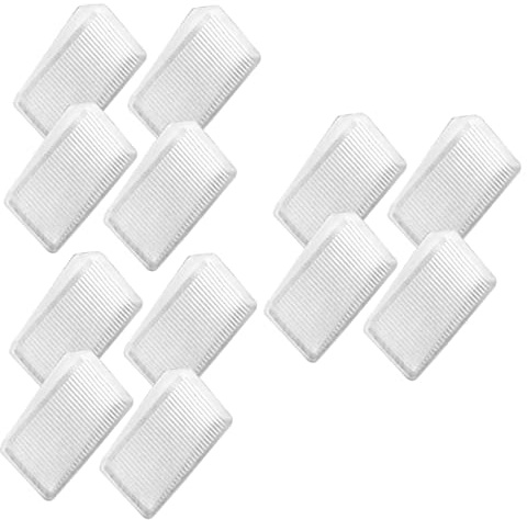 BESTonZON 12 St möbler utjämningsplatta mjuka möbler för utjämning förbättring DIY levelers Hem möbel jämn kil möbler utjämning shims bord och stolar gångjärn bordsduk Packning