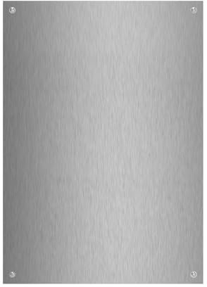 Brushed Stainless Steel Magnetic Notice Memo Board - Screw on Glue on A1 A2 A3 A4 Custom Pieces Available