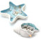 JABNOW 2Pcs Vassoio Decorativo in Ceramica Piatto per Gioielli in Ceramica Ciotola Decorativa in Ceramica, Vassoio per Chiavi Ciotola Decorativa per Gioielli per Anelli, Collane, Bracciali