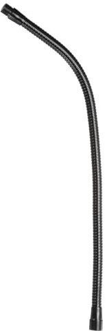 PATIKIL 20 Microphone Col Cygne, 1pcs 5/8-27 Filetage Métal Universel Tuyau Flexible Bras Col Cygne Tube Rallonge pour Multifonction DIY, Noir