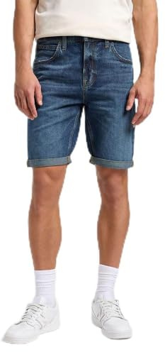 Lee Denim shorts för män, Smutsig man, 33W