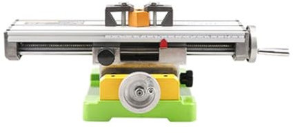 Hookurity Fresadora taladradora giratoria Mesa de Trabajo de Fresadora eléctrica Multifuncional de Mesa Transversal Deslizante de Banco BG-6300
