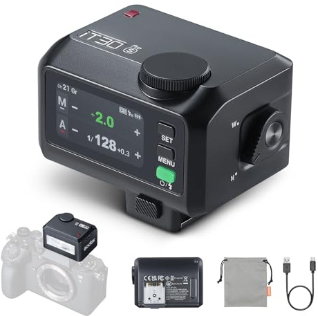 Godox iT30Pro-S Flash for Sony Camera,TTL Auto-Exposure Flash Speedlite | with Full Colour Touch Screen Camera Flash ,2.4GHz System 1/8000s High-Speed Sync Flash Built-in Battery