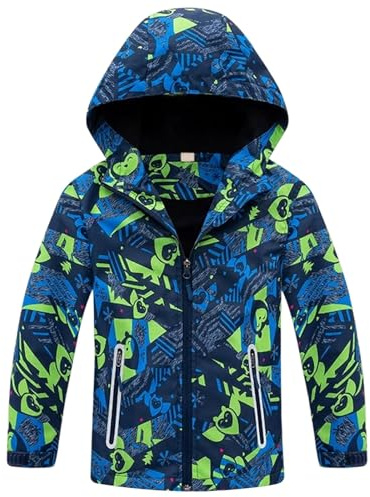 Generisch , wärmeisolierte Jacke für Jungen für Outdoor-Sport Winteraktivitäten mit warm (Navy, 2-3 Years)