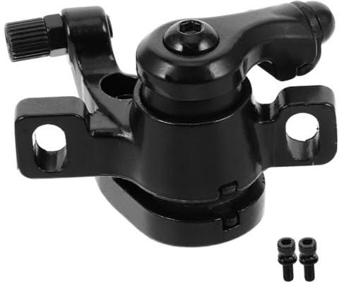 Angoily Hydraulische Bremse für Elektroroller mit Scheibenbremssätteln Hinterrad Bremsscheibe und Bremsbelägen für Scooter Montage