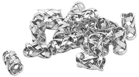 Pongnas 20st Viking Beard Pärlor Hår Vårpärlor Hårpärlor för Män Kvinnor med Legering Metallisk Lyster Vintage Design för Dagligt Bruk Bröllop Cosplay