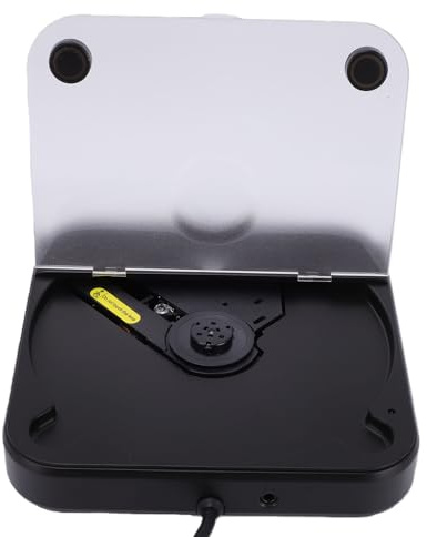 Annadue Lecteur CD USB pour Voiture, Lecteurs CD Externes de Voiture avec AUX, Lecteur Portable pour Voitures, Anti-Saut, Télécommande, Fonctionne avec la Plupart des Voitures,
