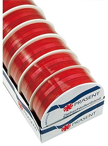 Pattberg GmbH NEU Ziehschleifenband, 25mm x 3m, Rot